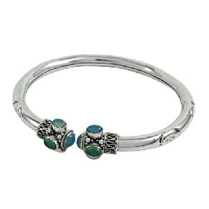 Lovely Green Onyx Gemstone Sterling Silver Jewellery