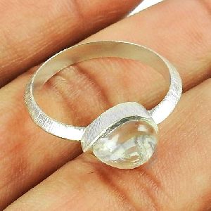 Sterling Silver Jewellery Rare Crystal Gemstone Ring Grossiste