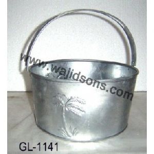 Plant Use Decorative Bucket Item Code:GL-1141