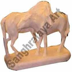 Horses In Opposite Direction Statue