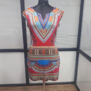 V- neck style African top