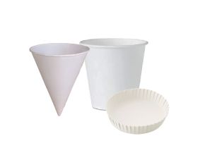 Paper Cone cups | Glass Cover