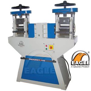 Double Rolling Mill with Lubricating System and Emergency Stop Facility