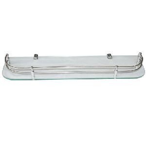 Floating Bathroom Glass Shelf