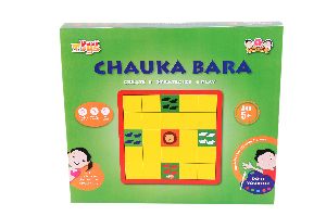 DIY Chauka Bara Strategy Board Game