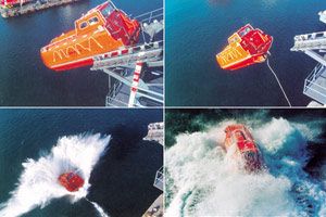 GRP Enclosed lifeboat