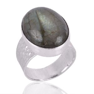 Labradorite Gemstone 925 Sterling Silver Ring