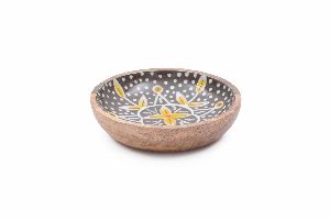 Exotic Pattern Wooden Bowl