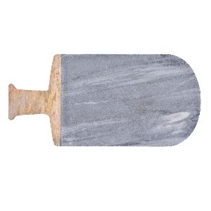 Grey Marble and Mango Wood Chopping Board