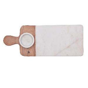 Stylish Wood Marble Chopping Board