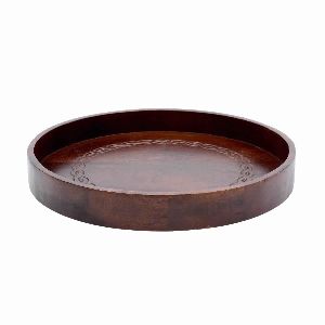 Wooden Round Tray