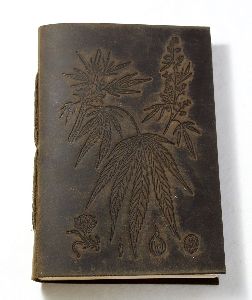 Antique colour hand bound buffalo jute leather journal