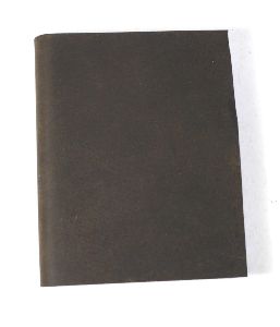 Black colour oil pull up buffalo leather journal