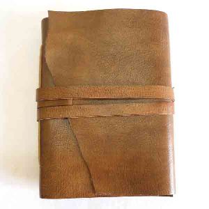 Ethnic style goat leather journal