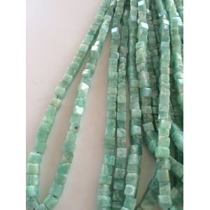 Amazonite smooth box gemstone beads