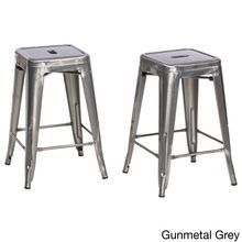 Industrial Vintage Backless Counter Stool