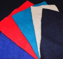 colored merino wool felt