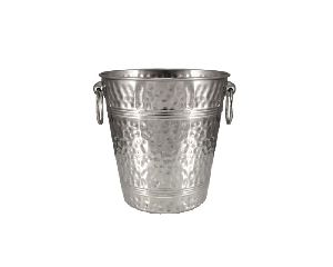 Stainless Steel Hammered Ice Bucket For 