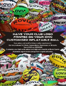 custom made club rugby balls