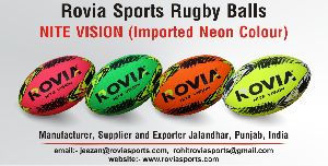 rovia sports nite vision rugby balls