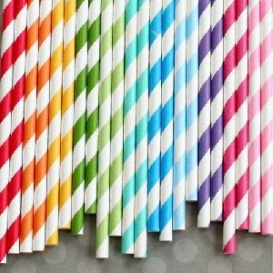 Colored Paper Straw