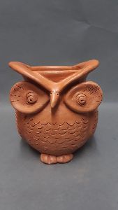 Terracotta Owl Planter Planter Pots in various designs