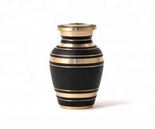 Brass keepsake urns
