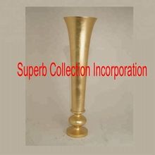 Gold Trumphet Vase