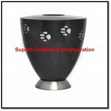 Pet cremation paw print urn