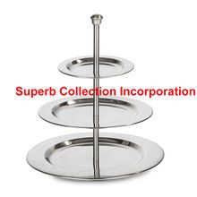 Shiny Polish Three Tier Cake Stand