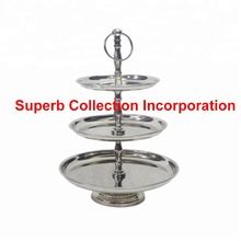 Silver Three Tier Cake Stand