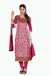 Pink Cotton Suit Material