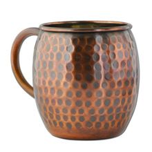 Antique Look Hammered Moscow Mule Copper Mug