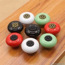 Mixed Multicolored Dotted Ceramic Door Knobs