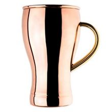 Copper Pint Glasses with Handle
