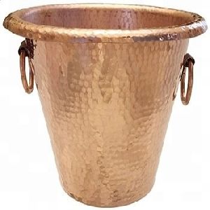 Handmade Hammered Bucket