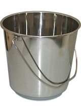 Stainless Steel Beeding Buckets without Kadi