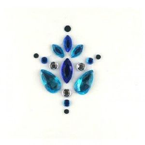 Face Jewels Blue Turquoise