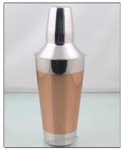 Copper Finish Cocktail Shaker