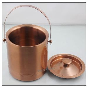 Copper finish Double Wall Ice Bucket