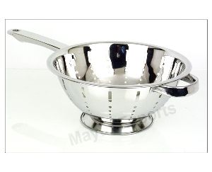 Stainless Steel Colander with Long Handle