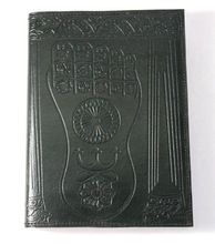 Goat leather embossed journal