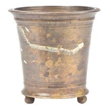 Handmade Bronze Water Pot With Legs