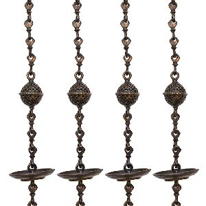 Swing Chain Set Handicrafted Decorative Brass Jhula Chain(Set Of 4 Pieces)