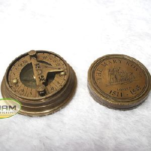 Antique Nautical brass compass