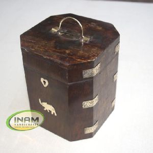 Wooden money box