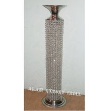 Aisle crystal floor centerpiece