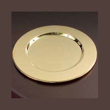 charger gold plate