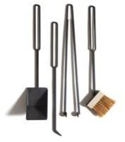 4 Piece Set Of Fire Place Tools