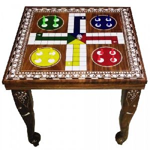 Wooden Ludo Table